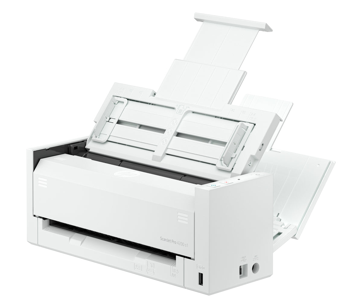 HP ScanJet Pro 4200 s1 Scanner à défilement A4 et passeport / carte d’identité, jusqu’à 40ppm/80ipm, 600x 600 DPI