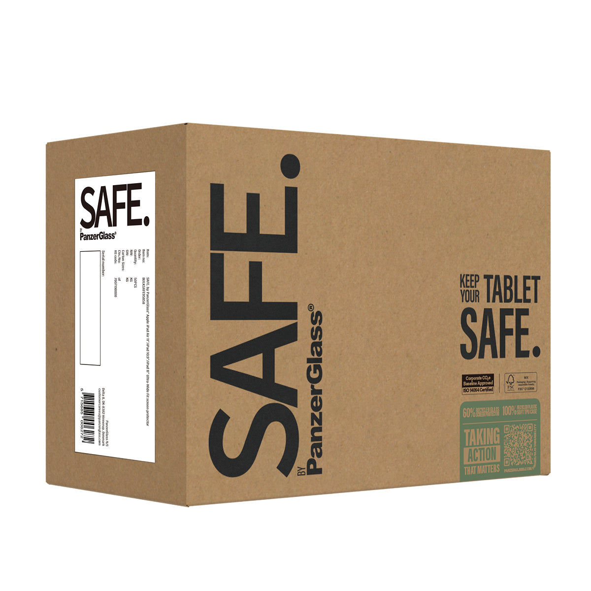 PanzerGlass SAFE. by ® Screen Protector iPad Air 11'' (2024-2026) | iPad 11" (2025) | iPad 10.9'' (2022) | Ultra-Wide Fit | Bulk Protection d'écran transparent Apple 10 pièce(s) - vue 4