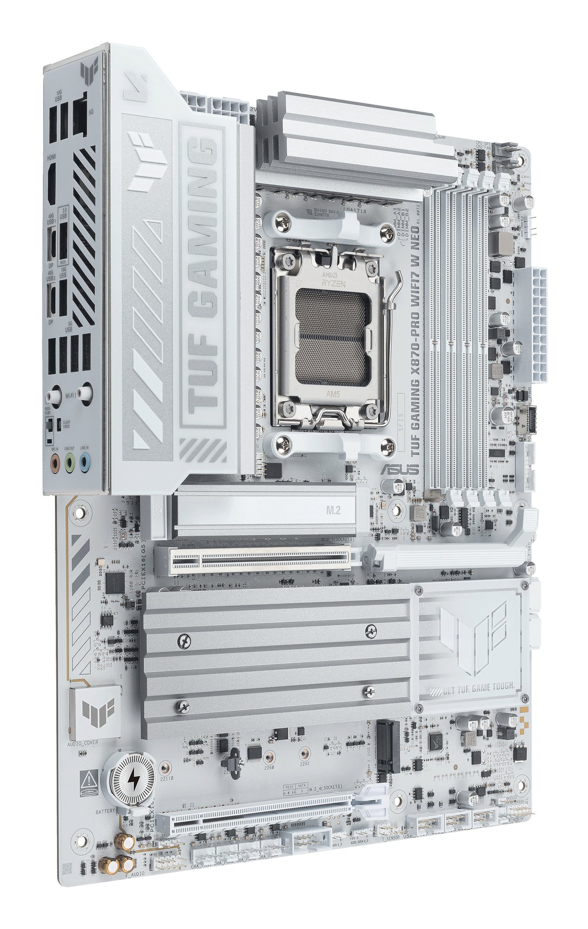 ASUS TUF GAMING X870-PRO WIFI7 W NEO Carte Mère AMD X870 Socket AM5 ATX