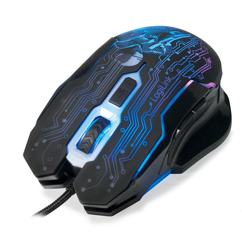 LogiLink ID0137 Souris Gaming Ambidextre Optique 2400 DPI USB Type-A