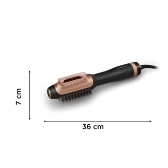 Rowenta CF9840F0 brosse soufflante et fer à lisser Brosse soufflante à air chaud À chaleur Noir, Cuivre