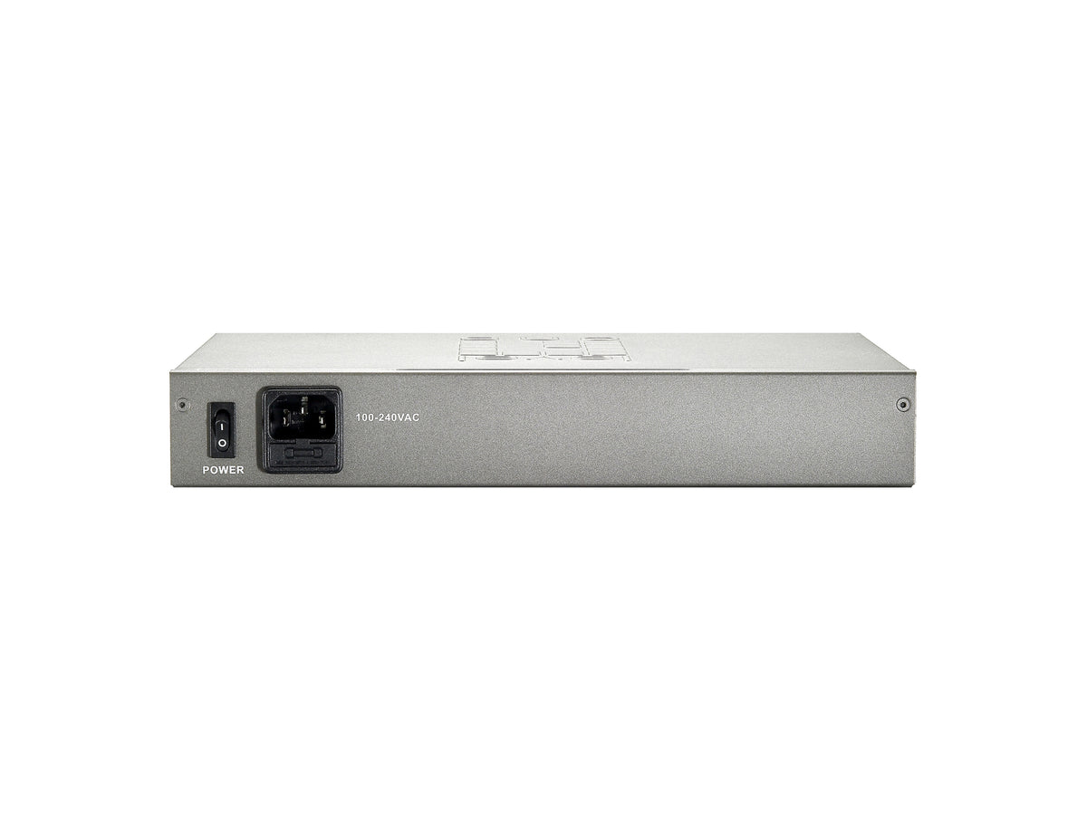 LevelOne GEP-0821 Commutateur Réseau Gigabit Ethernet PoE Gris