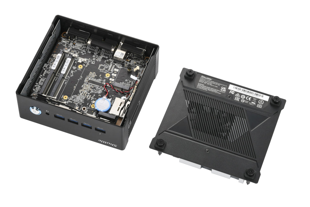 Shuttle Nano PC NT10H9, Intel Core Ultra 9 185H, Intel Arc graphics, 2xHDMI, 2xUSB 4.0 (DP), 2x2.5Gbit LAN, VESA, 24/7
