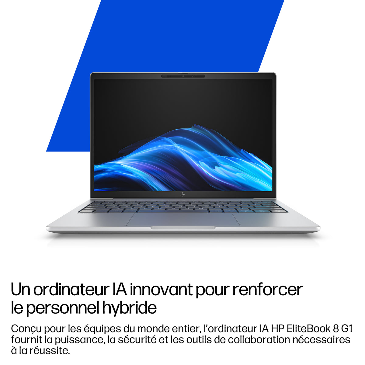 HP EliteBook 8 G1i AI Intel Core Ultra 5 225U Ordinateur portable 35,6 cm (14") WUXGA 32 Go DDR5-SDRAM 512 Go SSD Wi-Fi 7 (802.11be) Windows 11 Pro AI PC Argent - vue 8
