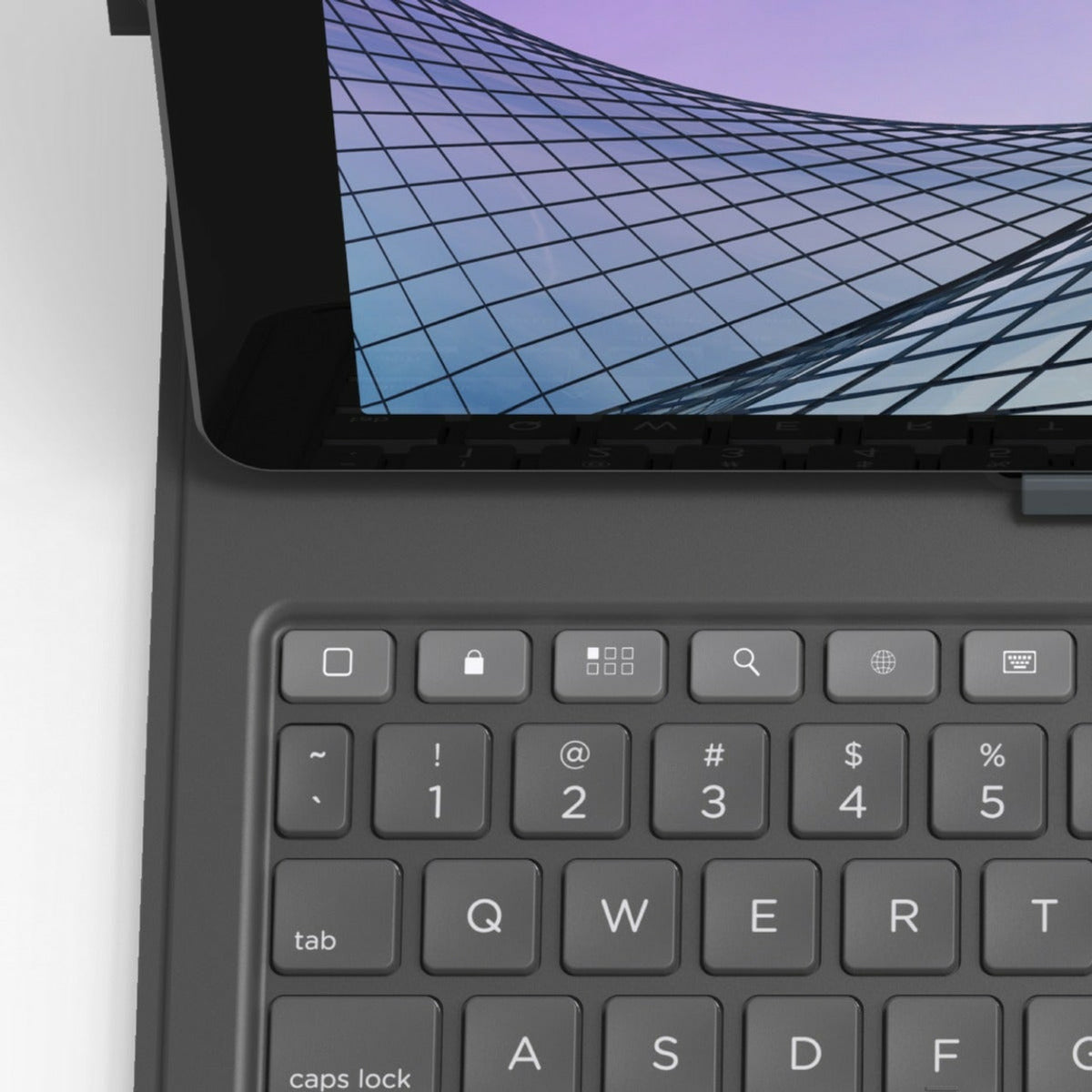 ZAGG Messenger Folio 2 Clavier Bluetooth QWERTY Nordique, Charbon de bois