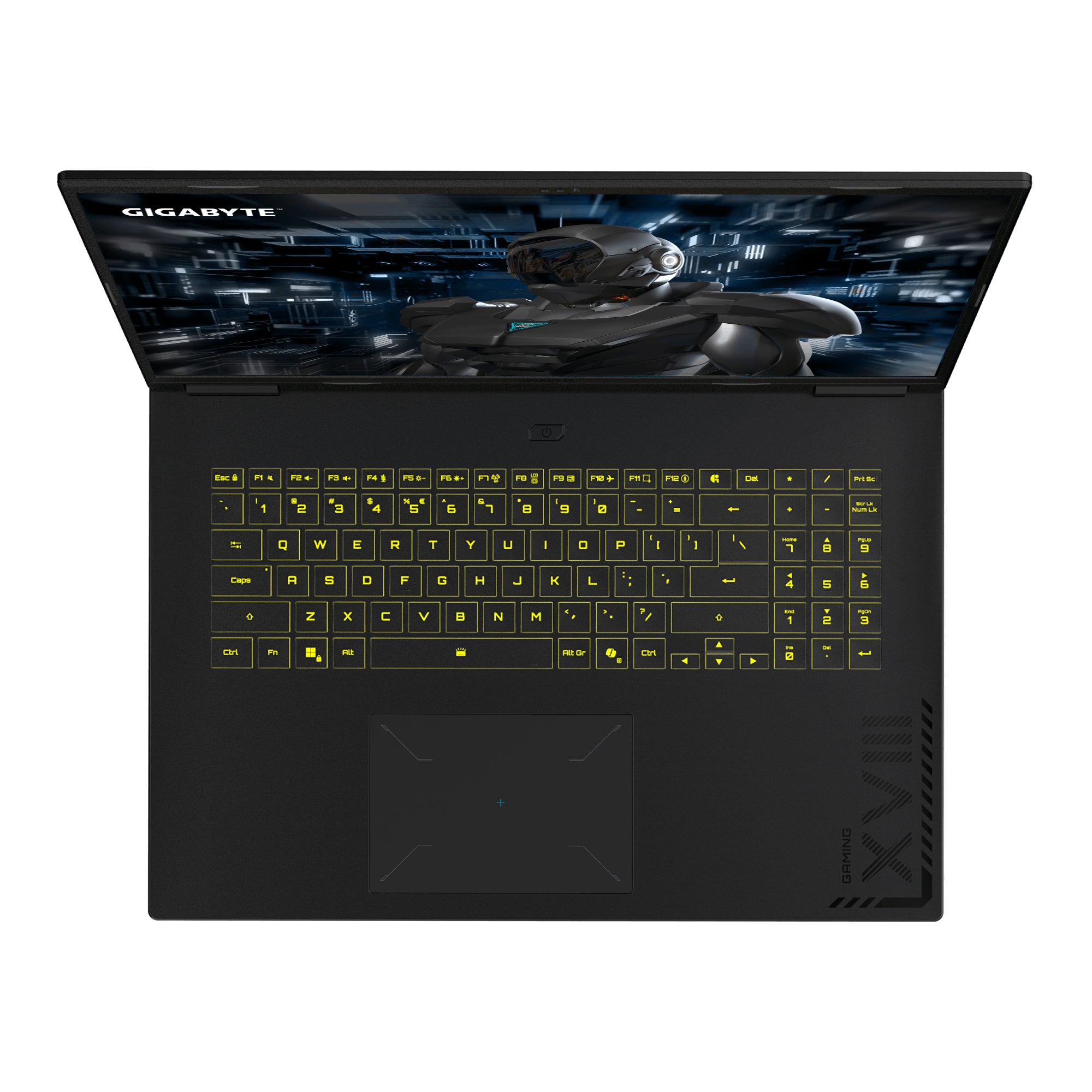 GIGABYTE GAMING A18 PRO DYJG3DEBC4SH laptop Intel Core 7 240H Ordinateur portable 45,7 cm (18") WQXGA 32 Go LPDDR5x-SDRAM 1 To SSD NVIDIA GeForce RTX 5080 Wi-Fi 6E (802.11ax) Windows 11 Home Noir