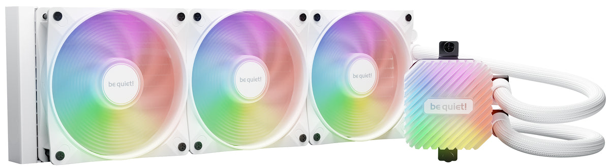 be quiet! Light Loop 360 mm White, Système de Refroidissement Liquide AIO, ARGB, Blanc, Sockets Intel et AMD