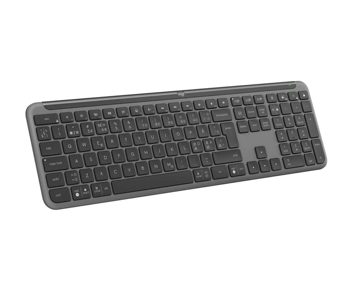 Logitech Signature Slim K950 Clavier Sans Fil, Disposition Nordique