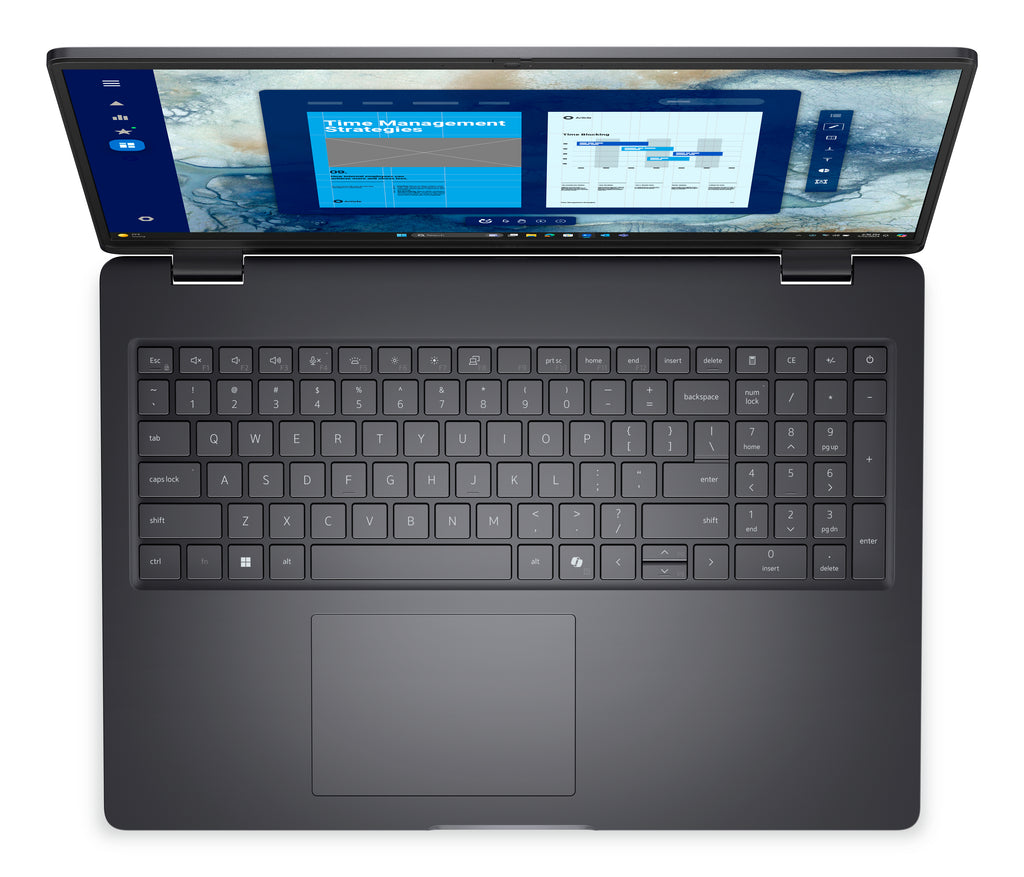 DELL DELL Pro 16 PC16250 Intel Core 5 120U Ordinateur portable 40,6 cm (16") Full HD+ 16 Go DDR5-SDRAM 512 Go SSD Wi-Fi 6E (802.11ax) Windows 11 Pro Anglais Noir