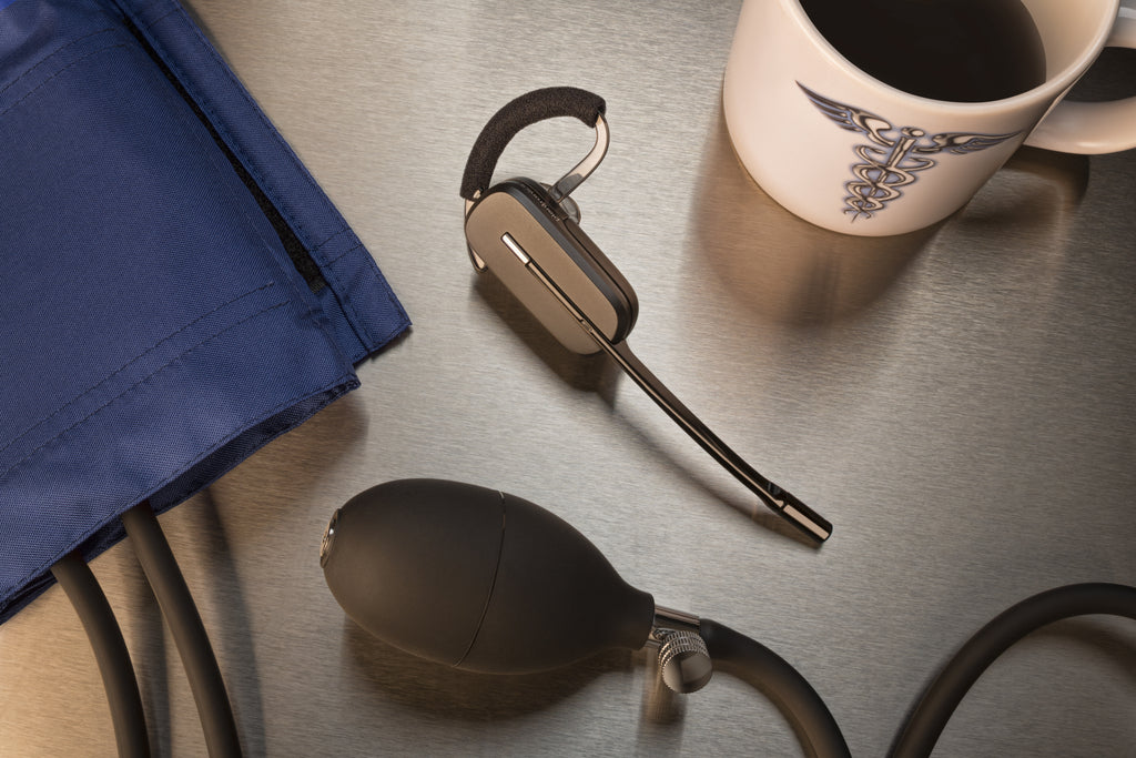 HP Poly Micro-casque Poly CS540A avec levier décroché du combiné