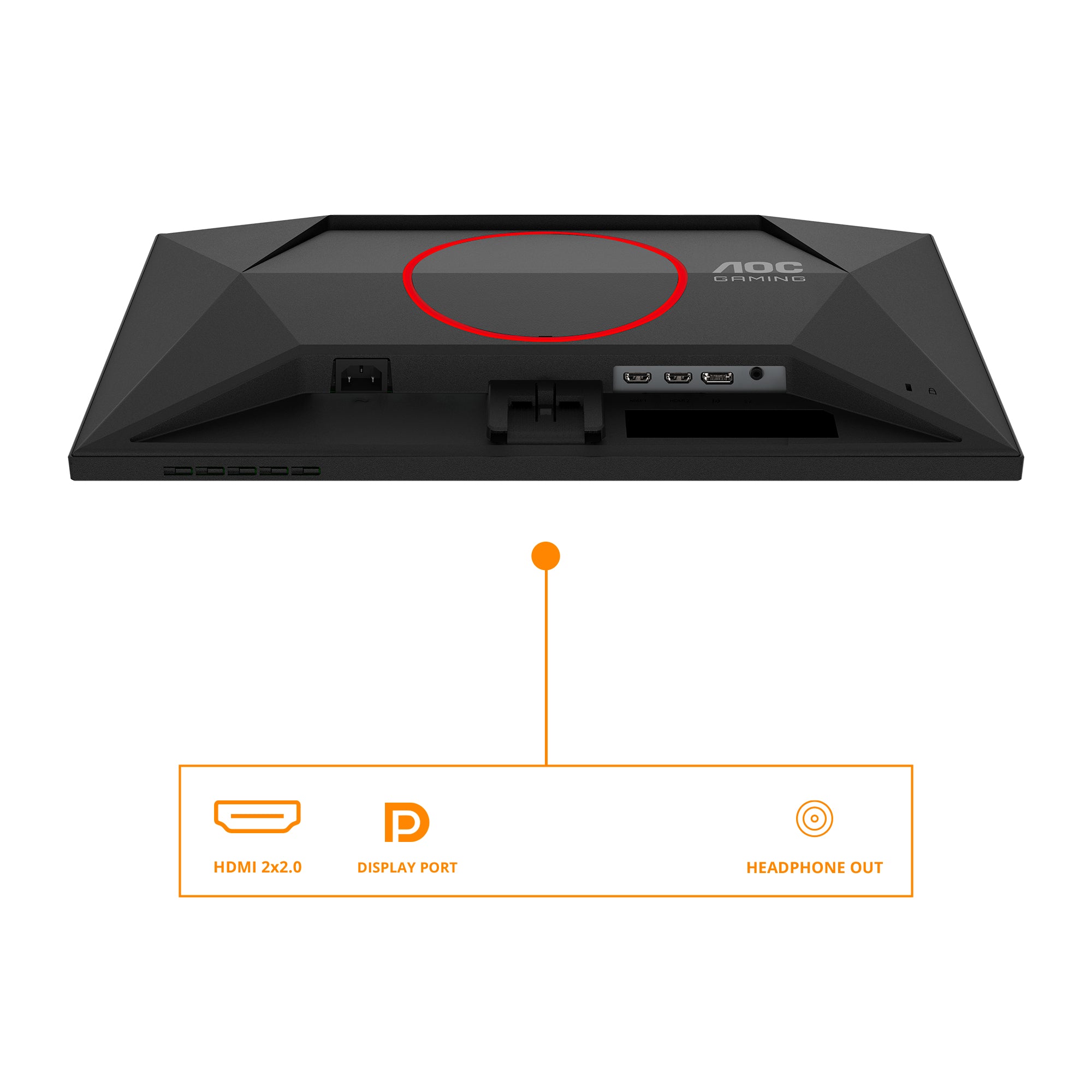 AOC G4 25G4SRE écran plat de PC 62,2 cm (24.5") 1920 x 1080 pixels Full HD LED Noir, Rouge