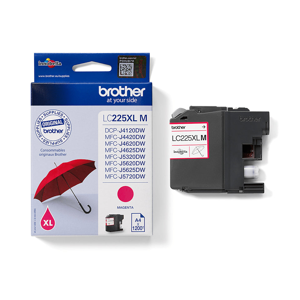 Brother LC225XLM - Cartouche d'encre originale - Magenta