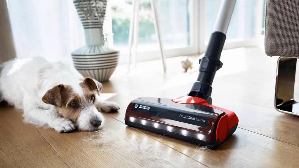 Bosch Bosch BBS711ANM aspirateur balai et balai électrique Batterie Sec Sans sac 0,3 L Noir, Rouge, Acier inoxydable
