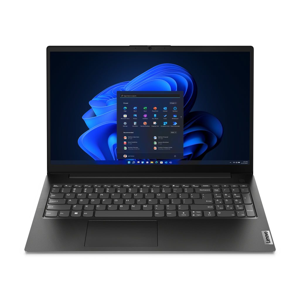 Lenovo V15 G4 AMN AMD Ryzen™ 5 7520U Ordinateur portable 39,6 cm (15.6") Full HD 16 Go LPDDR5-SDRAM 512 Go SSD Wi-Fi 6 (802.11ax) Windows 11 Pro Anglais Noir