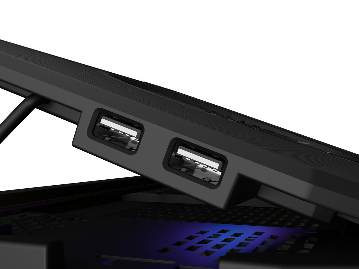 GENESIS Oxid 850 système de refroidissement pour ordinateurs portables 43,9 cm (17.3") 2500 tr/min Noir