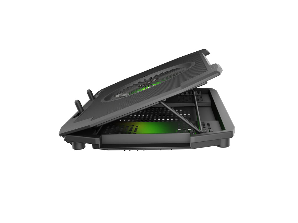 GENESIS Oxid 850 système de refroidissement pour ordinateurs portables 43,9 cm (17.3") 2500 tr/min Noir