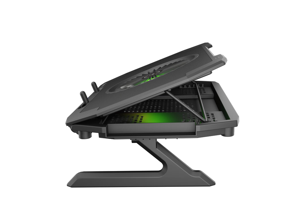 GENESIS Oxid 850 système de refroidissement pour ordinateurs portables 43,9 cm (17.3") 2500 tr/min Noir