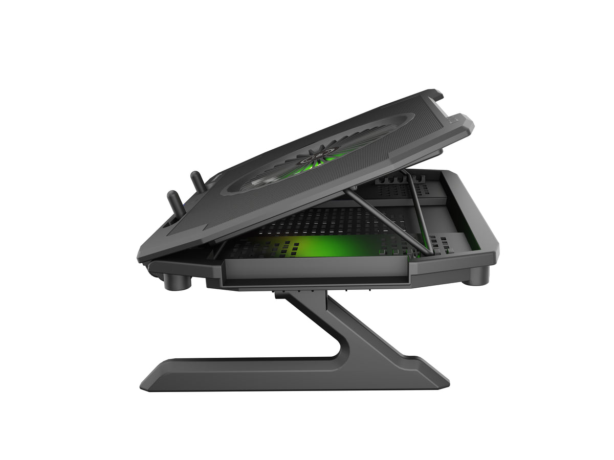 GENESIS Oxid 850 système de refroidissement pour ordinateurs portables 43,9 cm (17.3") 2500 tr/min Noir