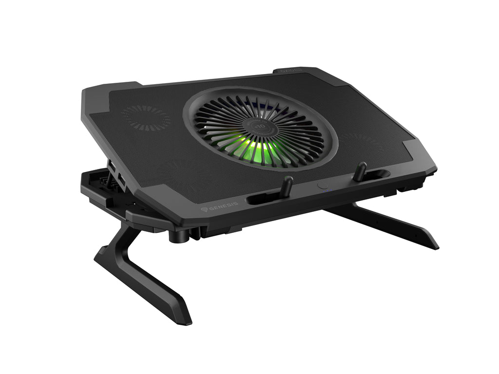 GENESIS Oxid 850 système de refroidissement pour ordinateurs portables 43,9 cm (17.3") 2500 tr/min Noir