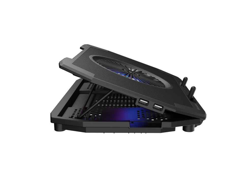 GENESIS Oxid 850 système de refroidissement pour ordinateurs portables 43,9 cm (17.3") 2500 tr/min Noir