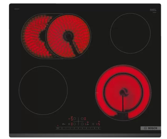 Bosch Bosch Serie 6 PKN631FP2E Noir Intégré Céramique 4 zone(s)