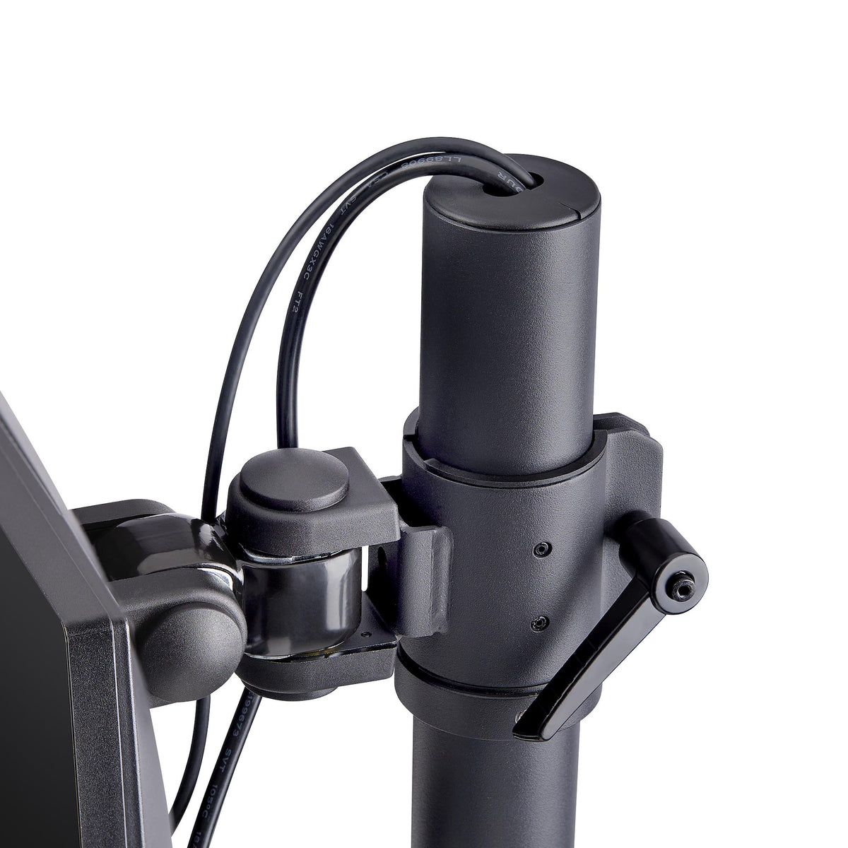 StarTech.com Support de Bureau pour 2 Moniteurs Empilés Verticalement jusqu'à 49", Capacité 32kg, Pince en C, VESA