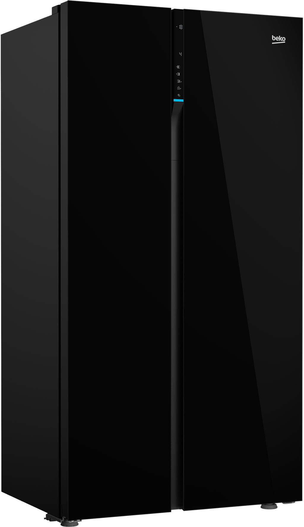 Beko GN163140ZGBN frigo américain Pose libre 558 L Noir