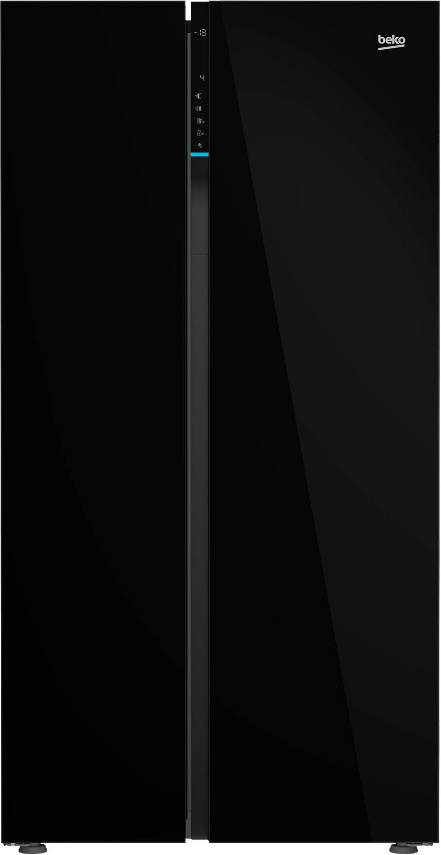 Beko GN163140ZGBN frigo américain Pose libre 558 L Noir