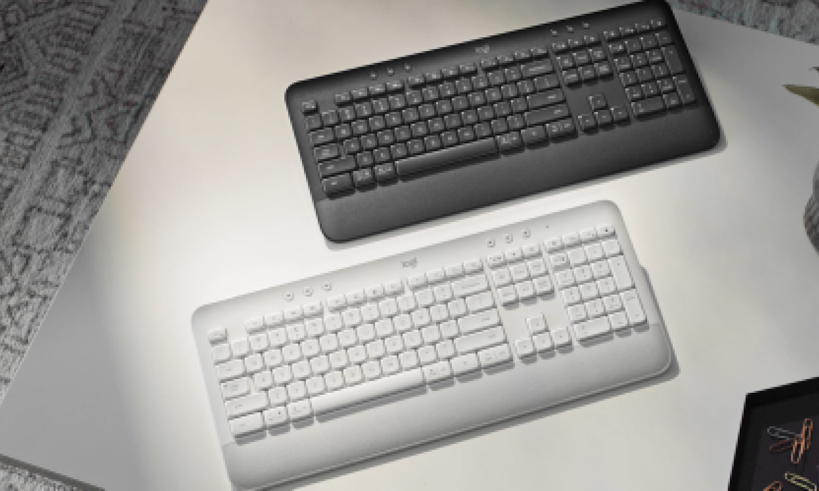 Logitech 920-010951 teclado Oficina Bluetooth QWERTY Nórdico Grafito