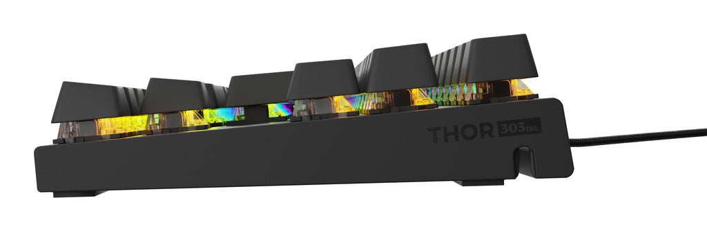 GENESIS Thor 303 TKL clavier Gaming USB QWERTZ Allemand Noir