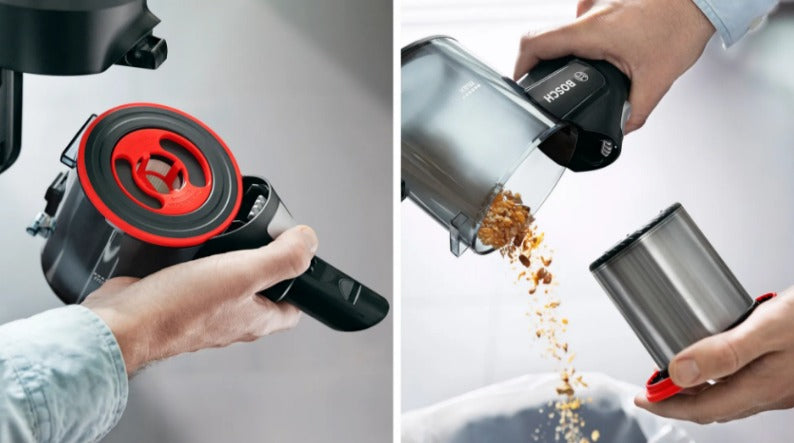 Bosch Bosch BSS71125AH aspirateur balai et balai électrique Aspirateur-balai 2 en 1 Batterie Sec Sans sac Noir, Bleu