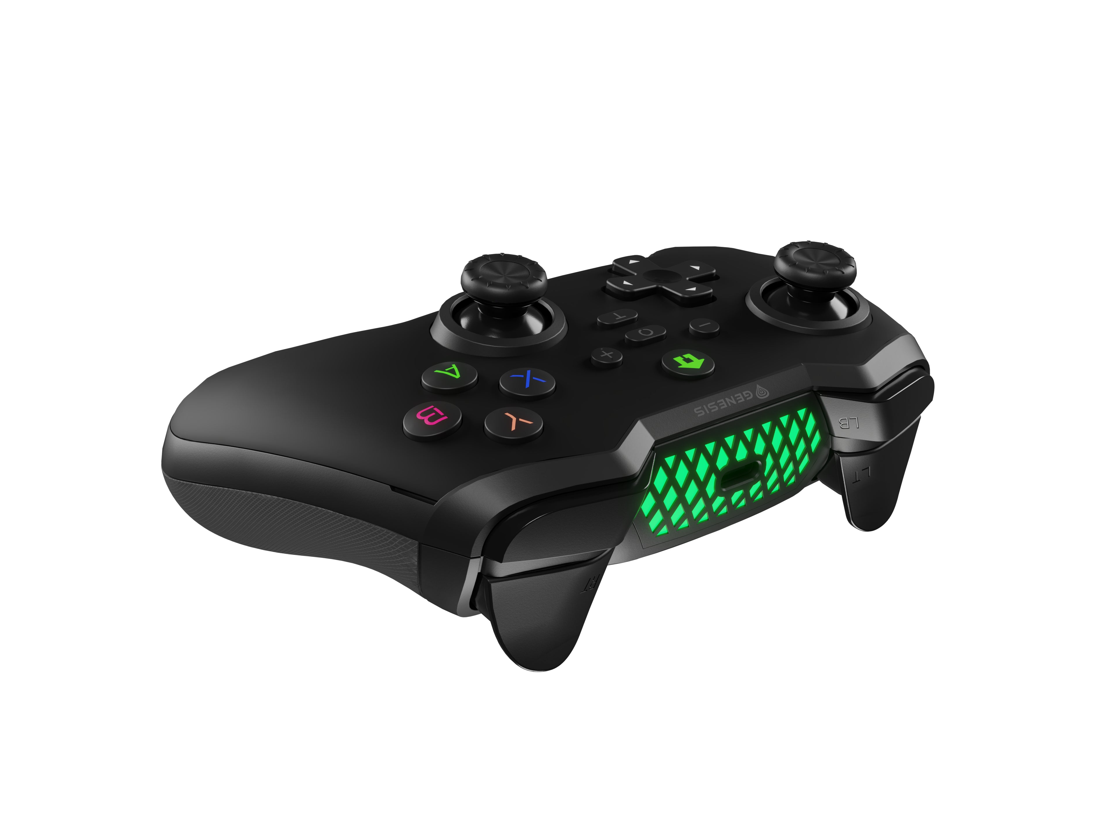 GENESIS Mangan 400 Noir Bluetooth Manette de jeu Analogique/Numérique Android, MAC, Nintendo Switch, PC, iOS