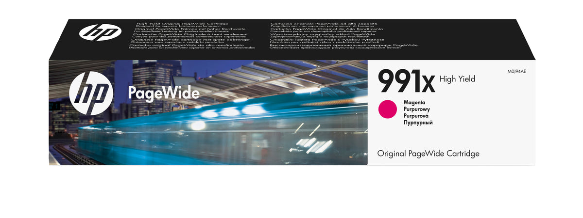 HP Cartouche d'encre Magenta PageWide 991X Grande Capacité Authentique