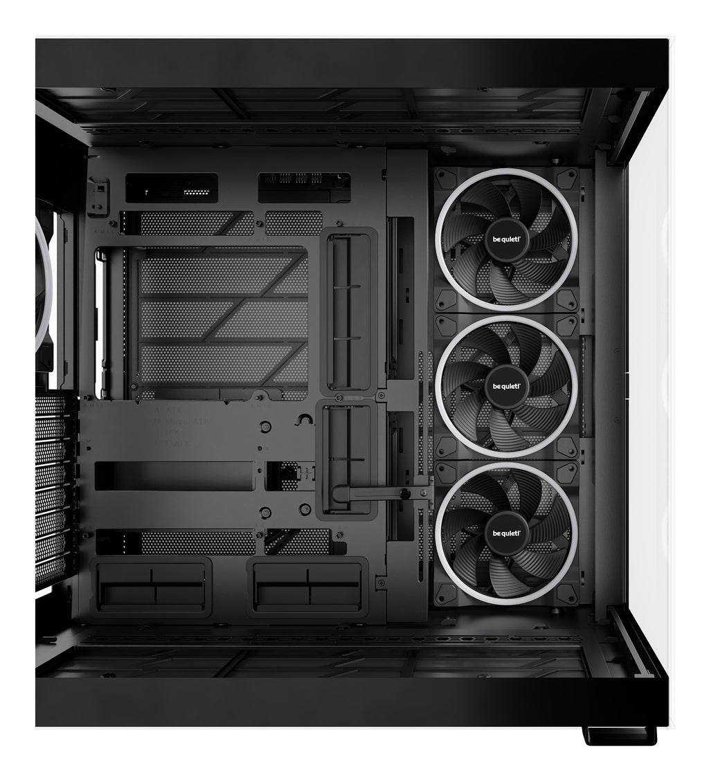 be quiet! Light Base 900 FX Noir | Boîtier PC ARGB vitré, Mini ITX / Micro ATX / ATX / E-ATX / XL-ATX, 4 ventilateurs Light Wings 140 mm PWM