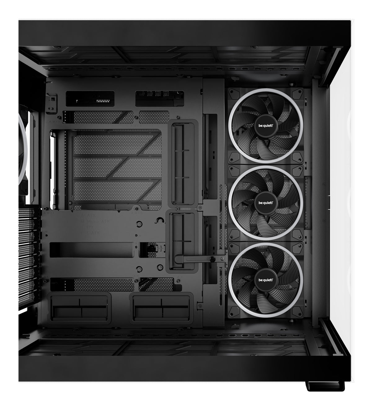 be quiet! Light Base 900 FX Noir | Boîtier PC ARGB vitré, Mini ITX / Micro ATX / ATX / E-ATX / XL-ATX, 4 ventilateurs Light Wings 140 mm PWM