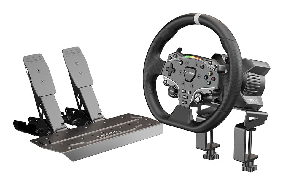 Moza Racing RS053 Volant et Pédales USB Noir pour PC, Xbox One, Xbox Series S/X