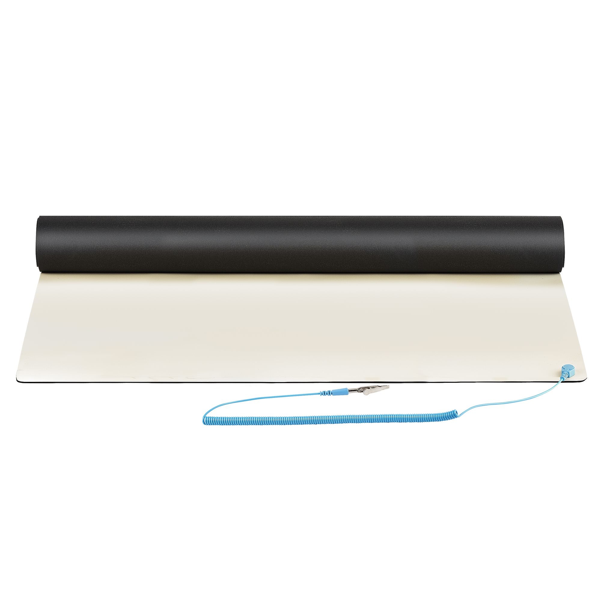 StarTech.com Tapis Antistatique ESD - Tapis de Bureau ESD Universel - Sous-couche pour Réparation d'Appareils Électroniques - Tapis de Travail avec Câble de Mise à la Terre Détachable, ANSI/ESD S 4.1, 60x120cm