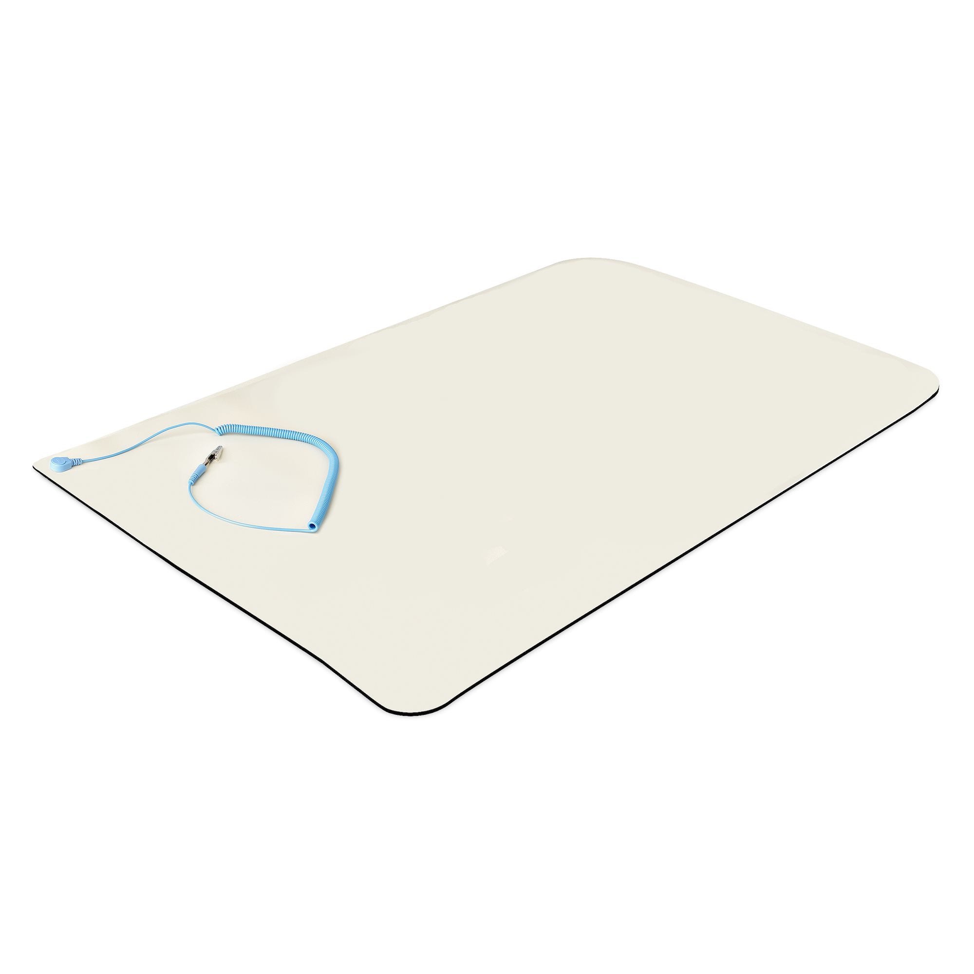 StarTech.com Tapis Antistatique ESD - Tapis de Bureau ESD Universel - Sous-couche pour Réparation d'Appareils Électroniques - Tapis de Travail avec Câble de Mise à la Terre Détachable, ANSI/ESD S 4.1, 60x120cm
