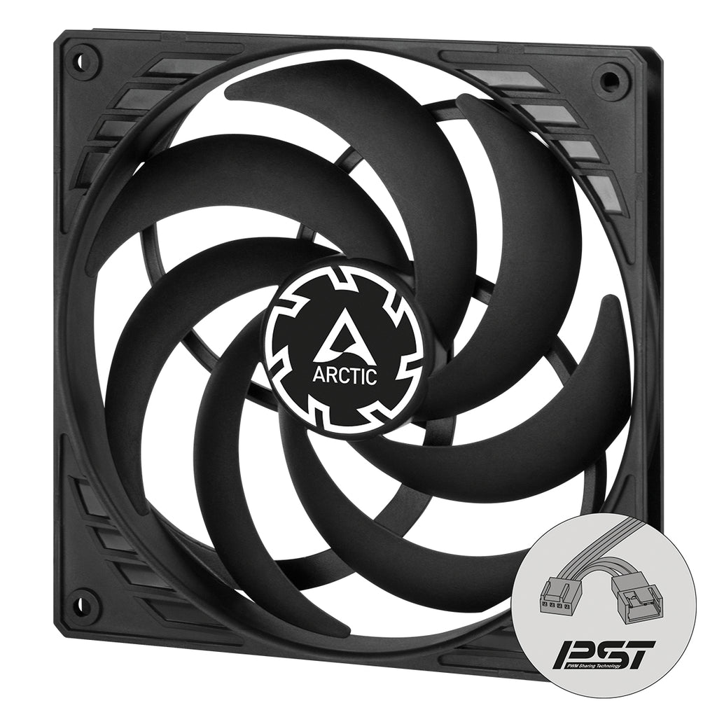ARCTIC P14 Slim PWM PST Boitier PC Ventilateur 14 cm Noir 1 pièce(s)