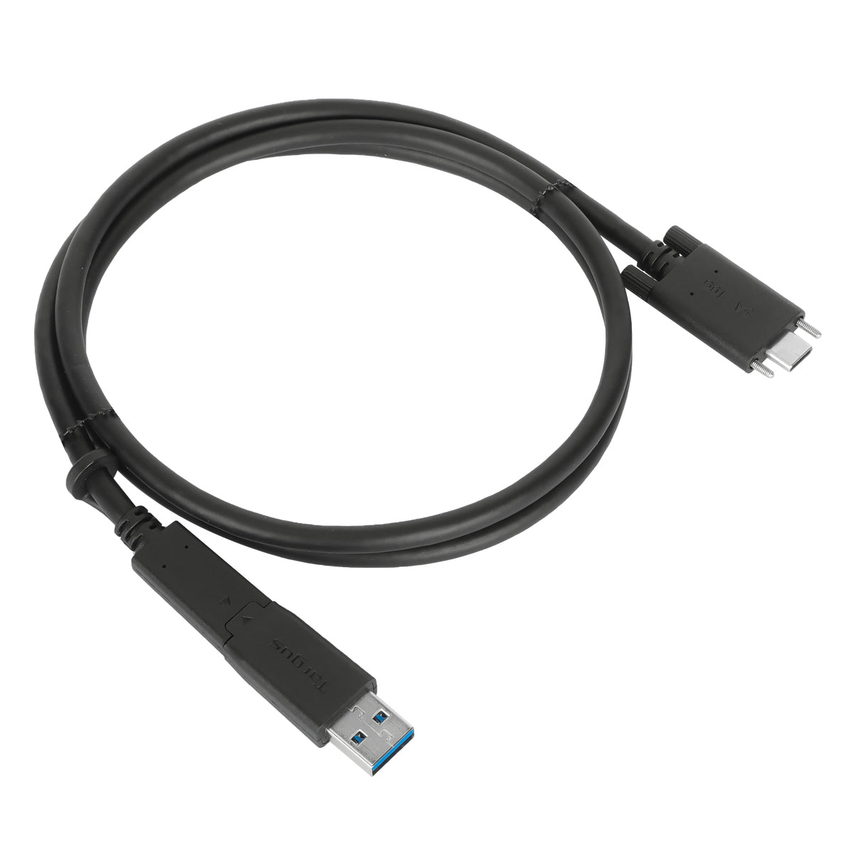 Targus ACC1135GLX câble USB USB 3.2 Gen 1 (3.1 Gen 1) 1,8 m USB C 10 Gbit/s Noir