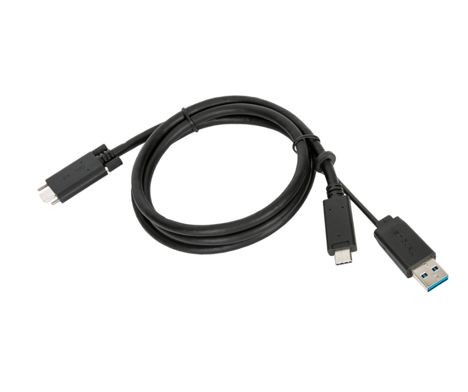 Targus ACC1135GLX câble USB USB 3.2 Gen 1 (3.1 Gen 1) 1,8 m USB C 10 Gbit/s Noir