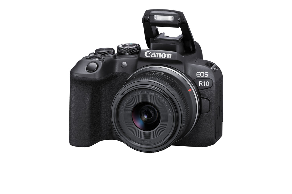 Canon EOS R10 + RF-S 18-45mm F4.5-6.3 IS STM MILC 24,2 MP CMOS 6000 x 4000 pixels Noir