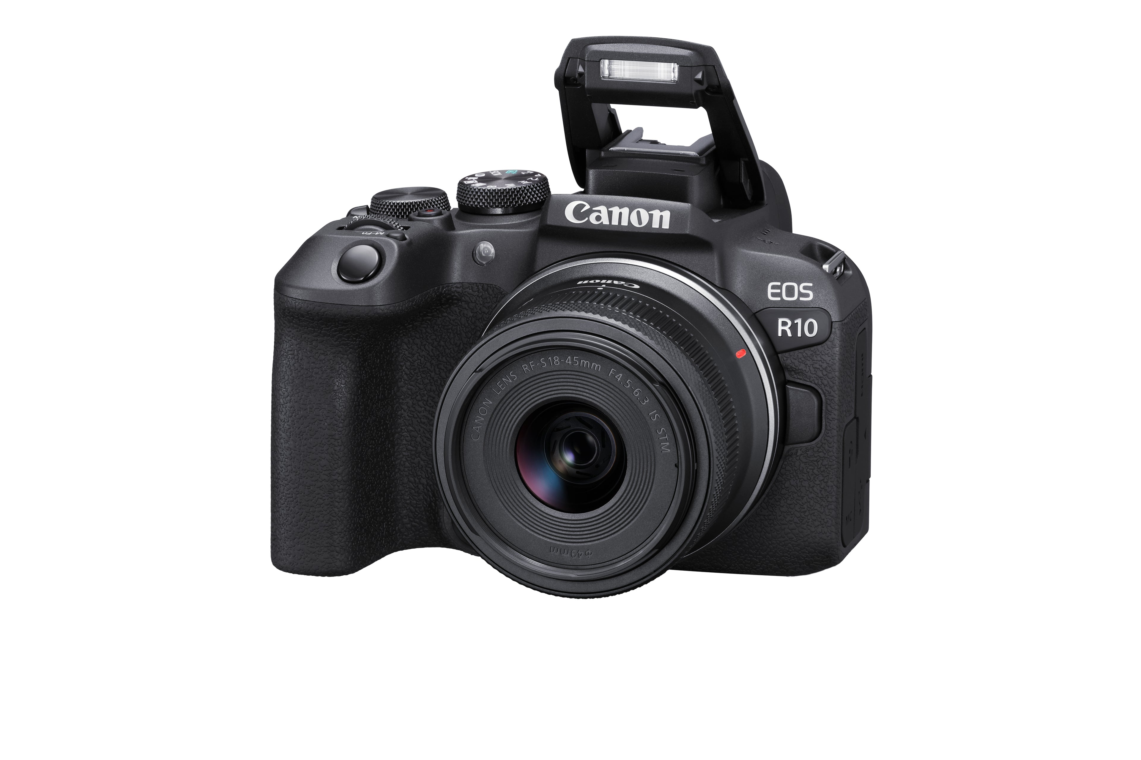 Canon EOS R10 + RF-S 18-45mm F4.5-6.3 IS STM MILC 24,2 MP CMOS 6000 x 4000 pixels Noir