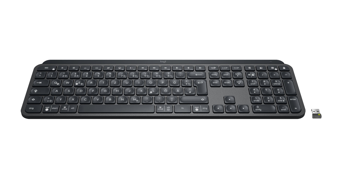 Logitech MX Keys Clavier Sans Fil, Disposition Allemande