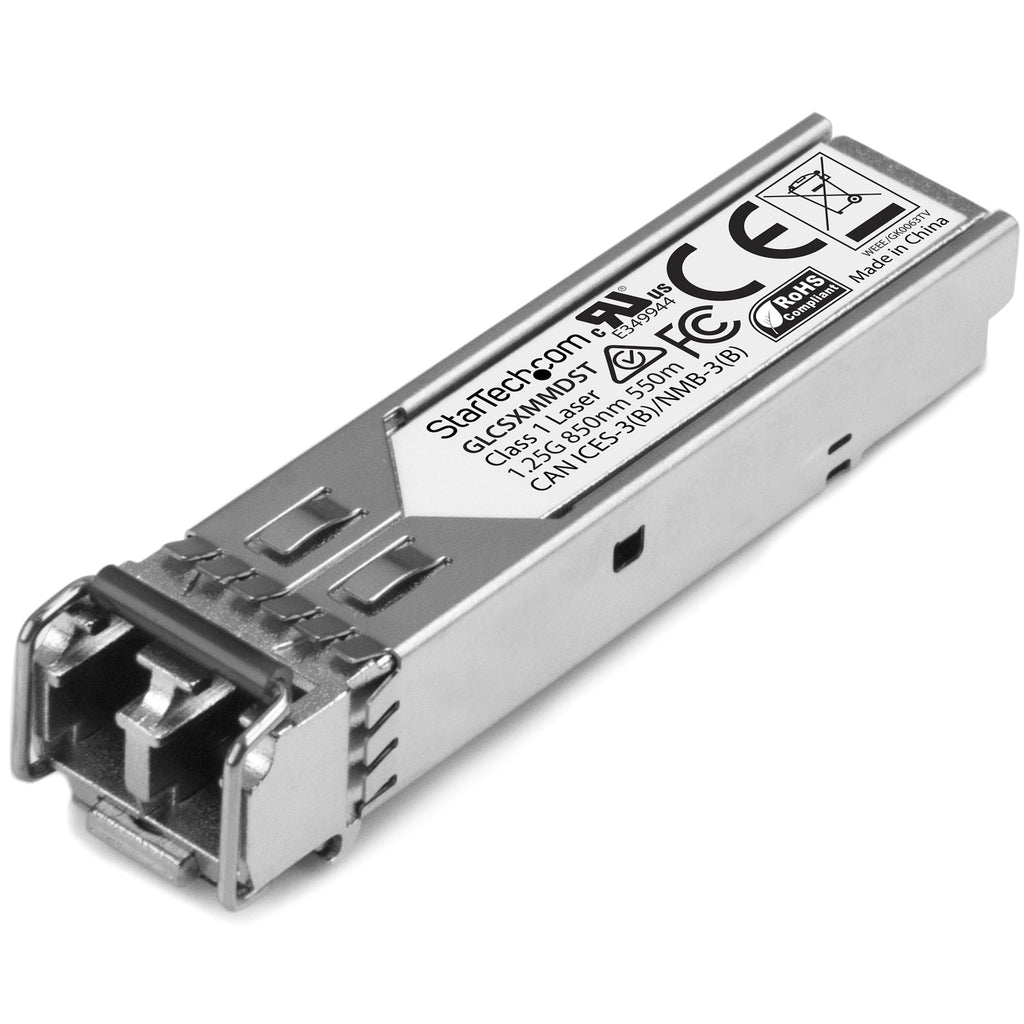 StarTech.com Module SFP GBIC Compatible GLC-SX-MMD, Transceiver Mini GBIC 1000BASE-SX, Fibre Multimode LC, 550m