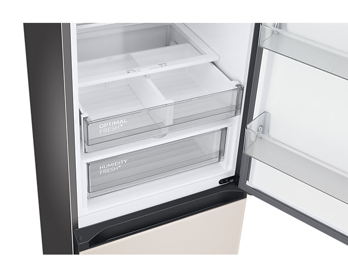 Samsung RB38C7B5D39/EF réfrigérateur-congélateur Pose libre 390 L Beige