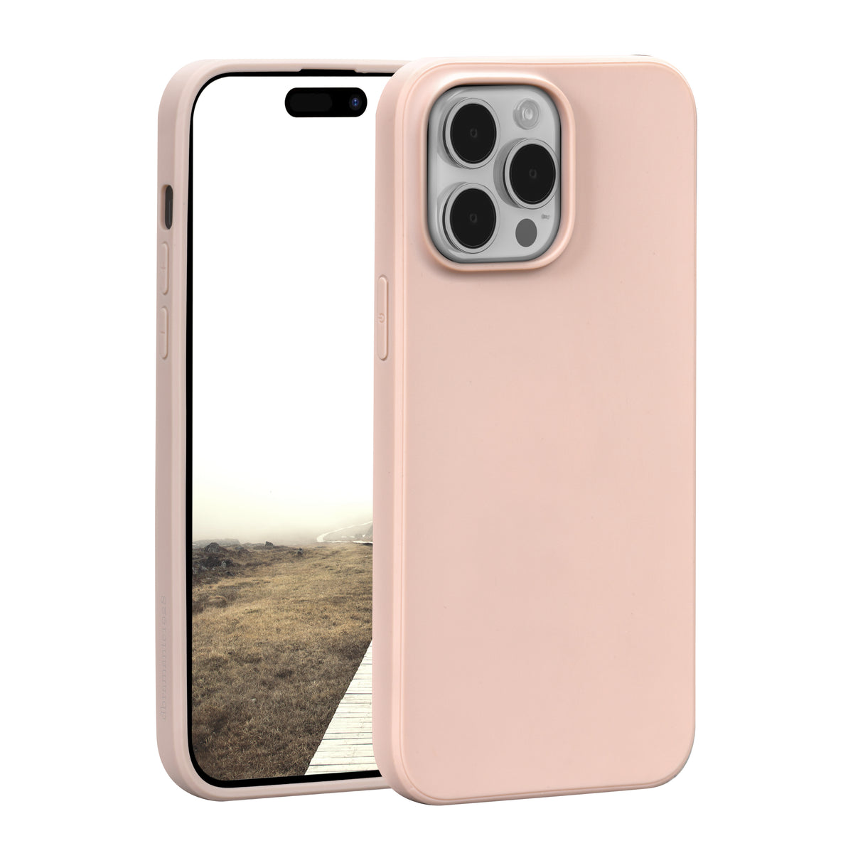 Coque de Protection Greenland pour iPhone 15 Pro, Housse Rose