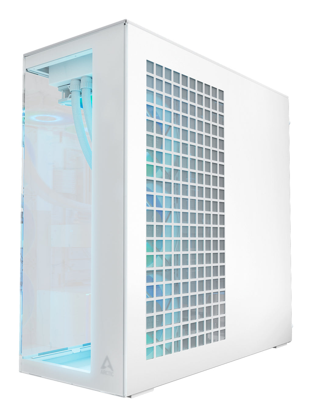 ARCTIC Xtender White (Clear Glass) Midi Tower Blanc
