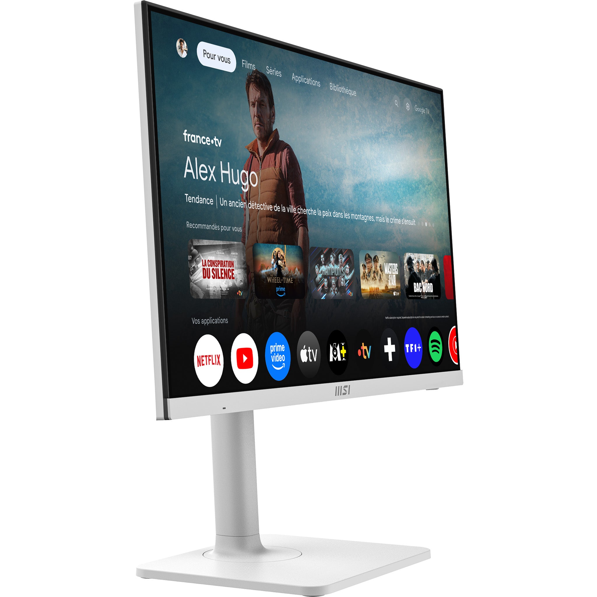 MSI Modern MD272UPSW écran plat de PC 68,6 cm (27") 3840 x 2160 pixels 4K Ultra HD Blanc