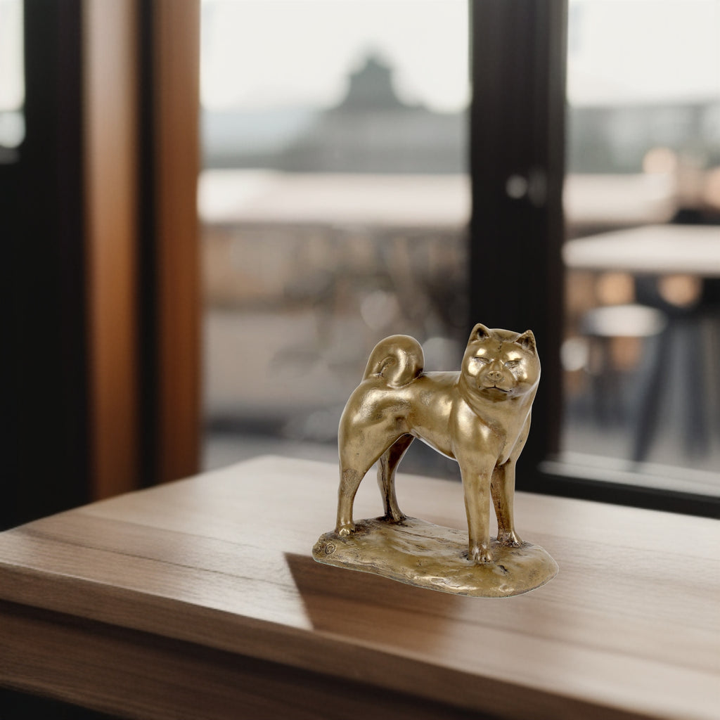 Akita, Akita Inu - dog statue, figurine for office, trophy for dog show by Art-Dog brand